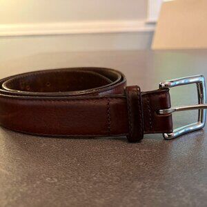 Brown Leather Men's J. Crew belt, size 34